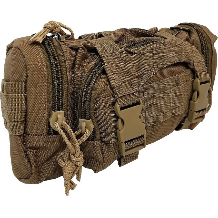 Elite First Aid 143T Rapid Response First Aid Kit Tan MOLLE Tactical Bag