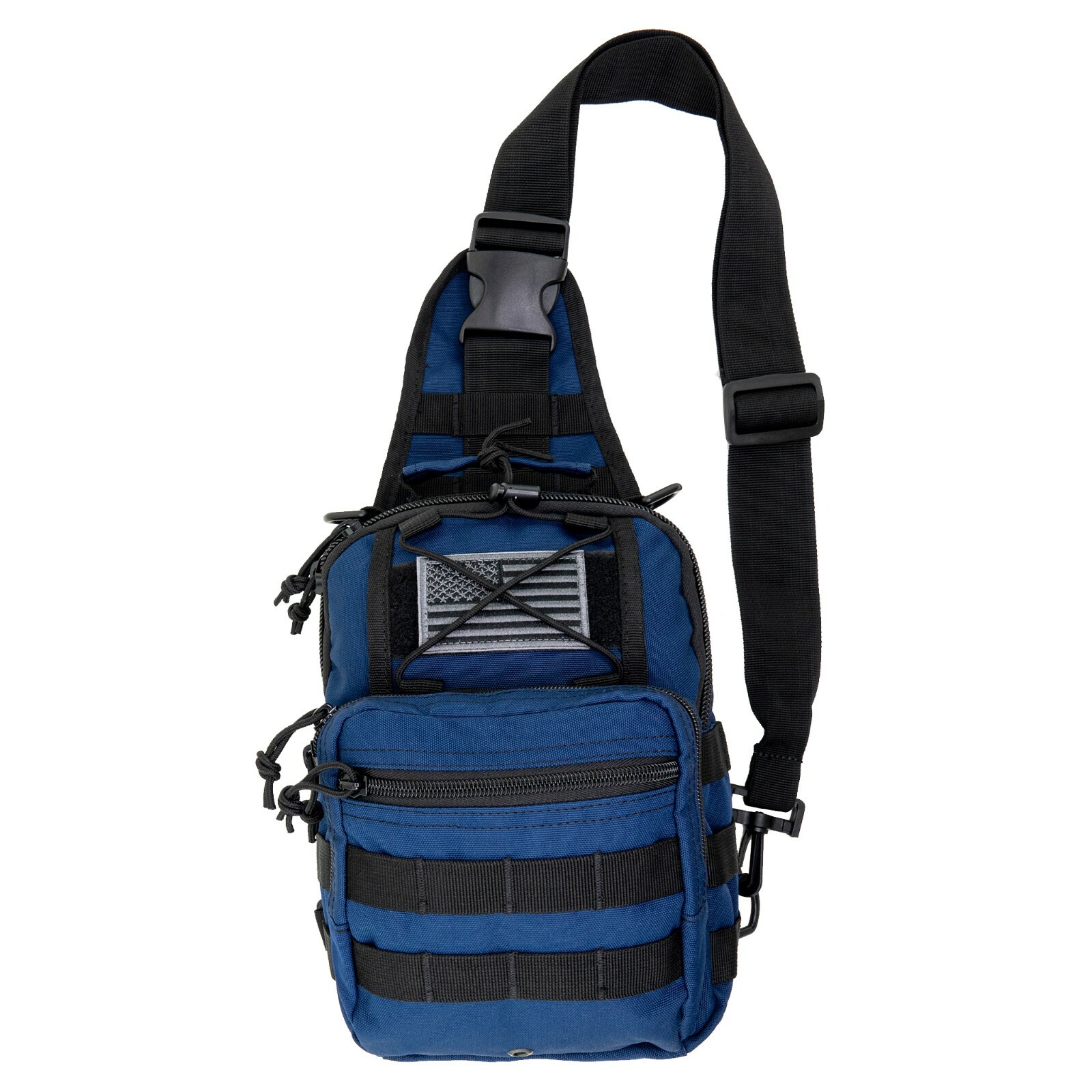 LINE2design First Aid Sling Backpack – EMS Emergency Medical Molle Bag – Navy