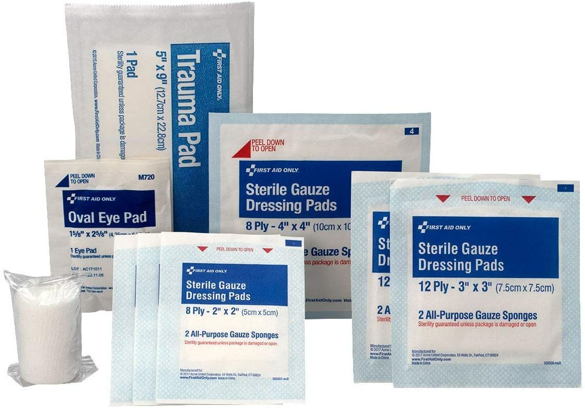 300pc First Aid Kit Emergency Bag Home Car Outdoor, All Purpose Kit, Portable