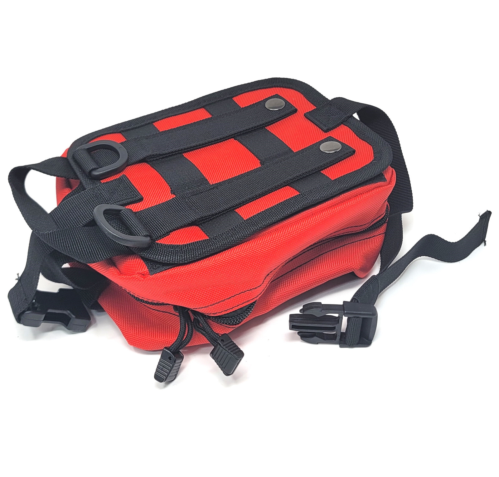 Medical Molle Rip Away Bag for First Aid Supplies Home Office Travel Camping-RED